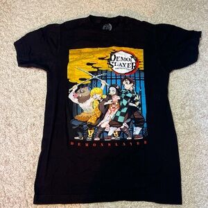 Black demon slayer shirt size small